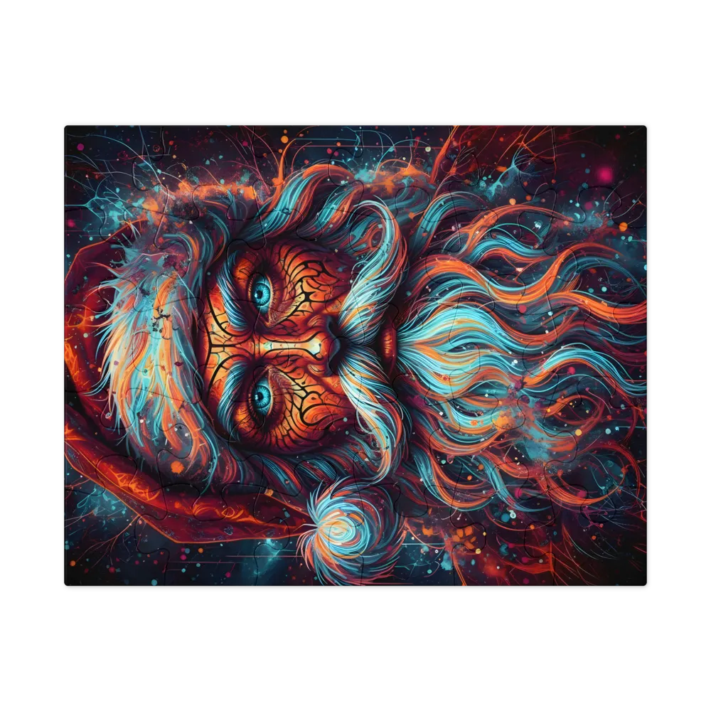 Astral Saint Nicholas 
 Jigsaw Puzzle in Tin Box