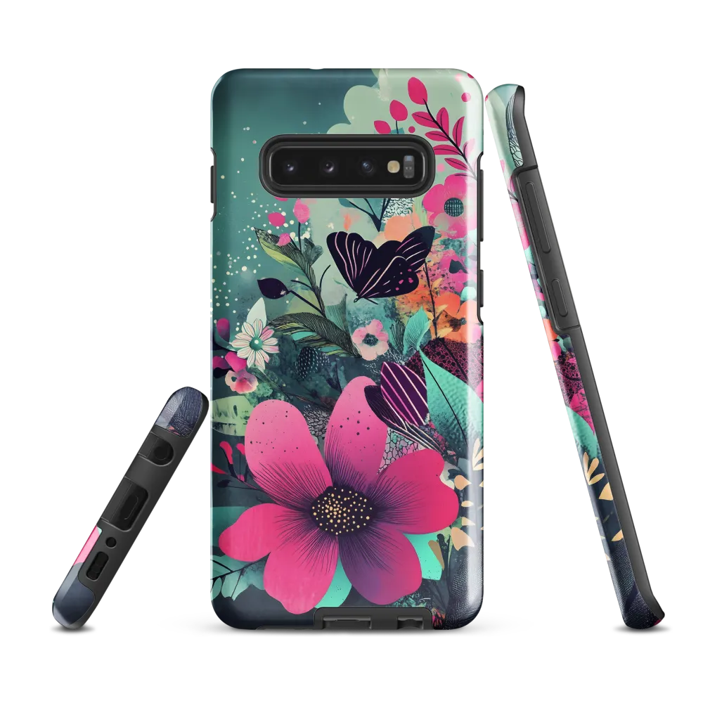 Whimsical Garden Symphony | Phone Case |  S10 Plus | Tough Case | Glossy