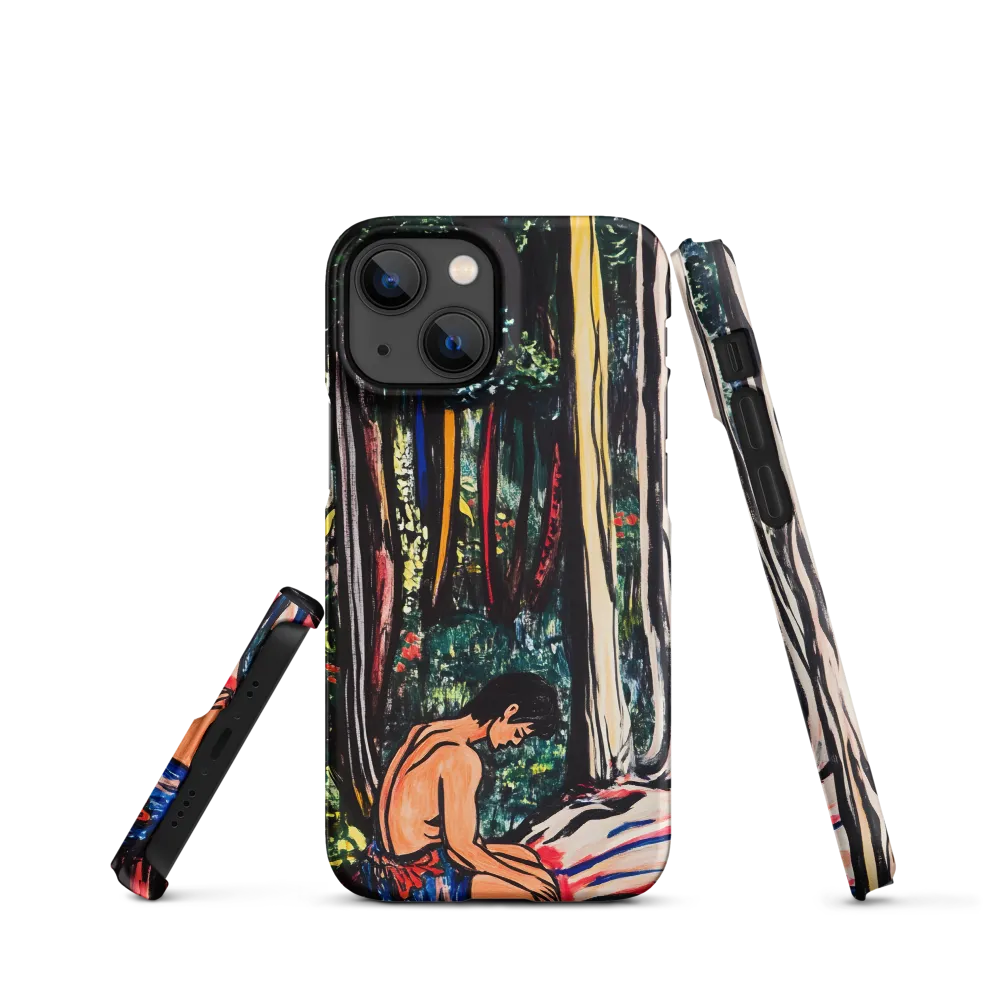 Contemplation in Nature | Phone Case |  13 Mini | Snap Case | Matte