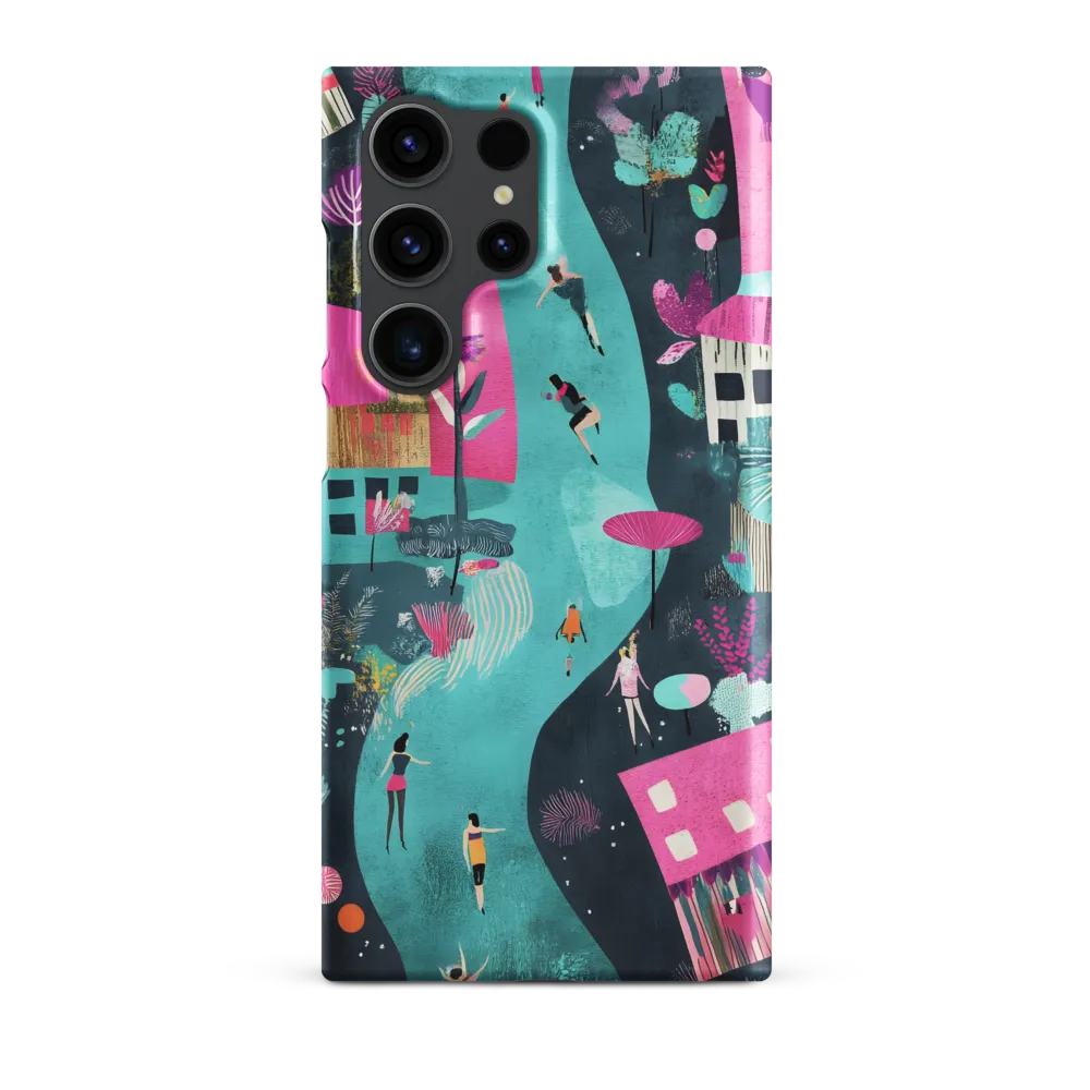 Whimsical Journey Through a Vibrant Landscape | Phone Case |  S23 Ultra | Snap Case | Matte