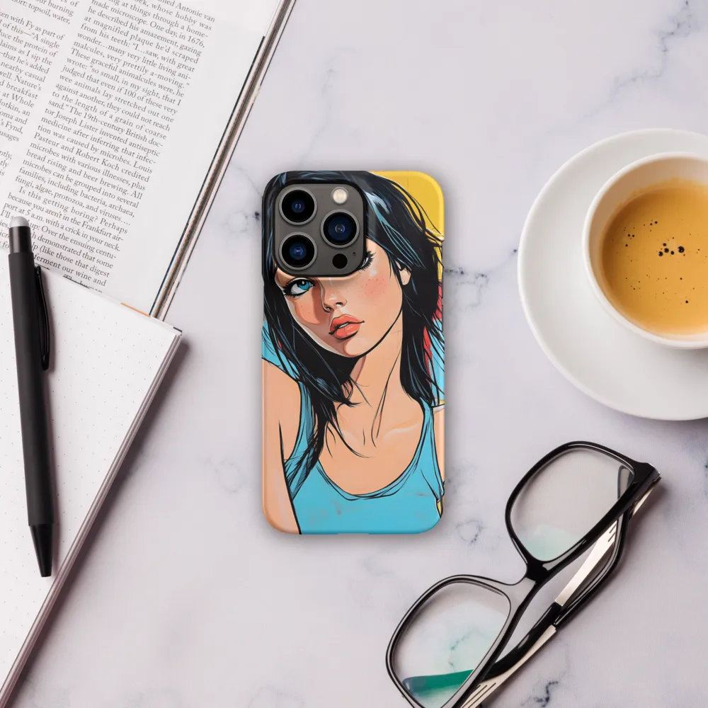 Vibrant Portrait of Modern Youth | Phone Case |  13 Pro | Snap Case | Matte
