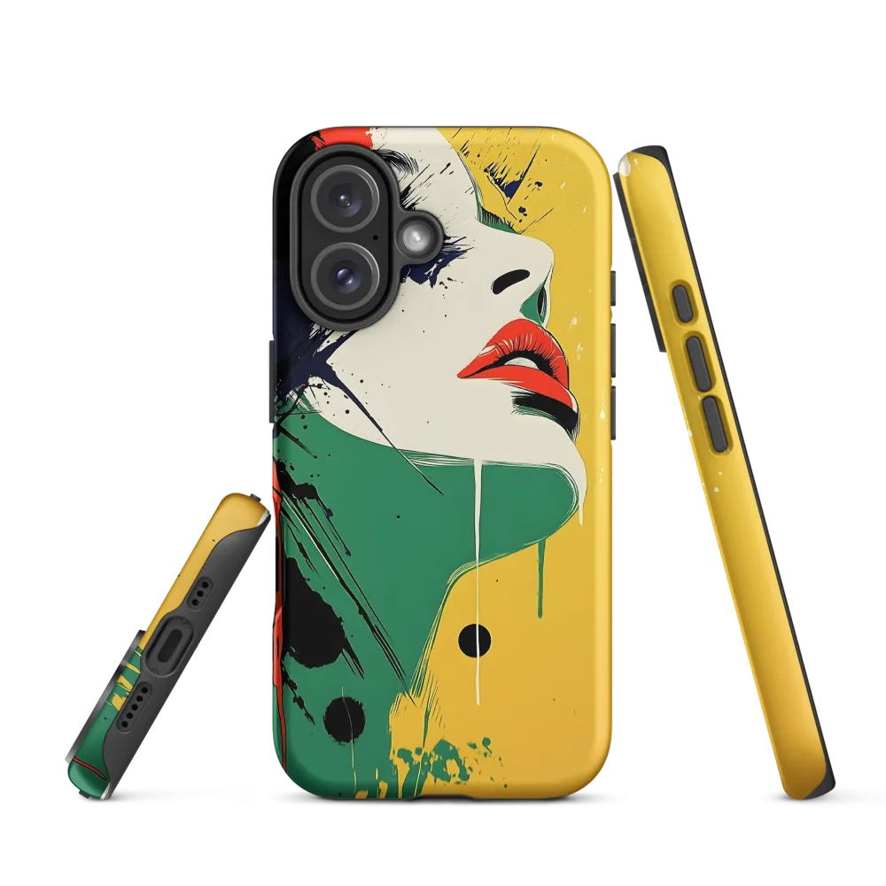 Bold Reflections: A Pop Art Portrait | Phone Case |  16 | Tough Case | Matte