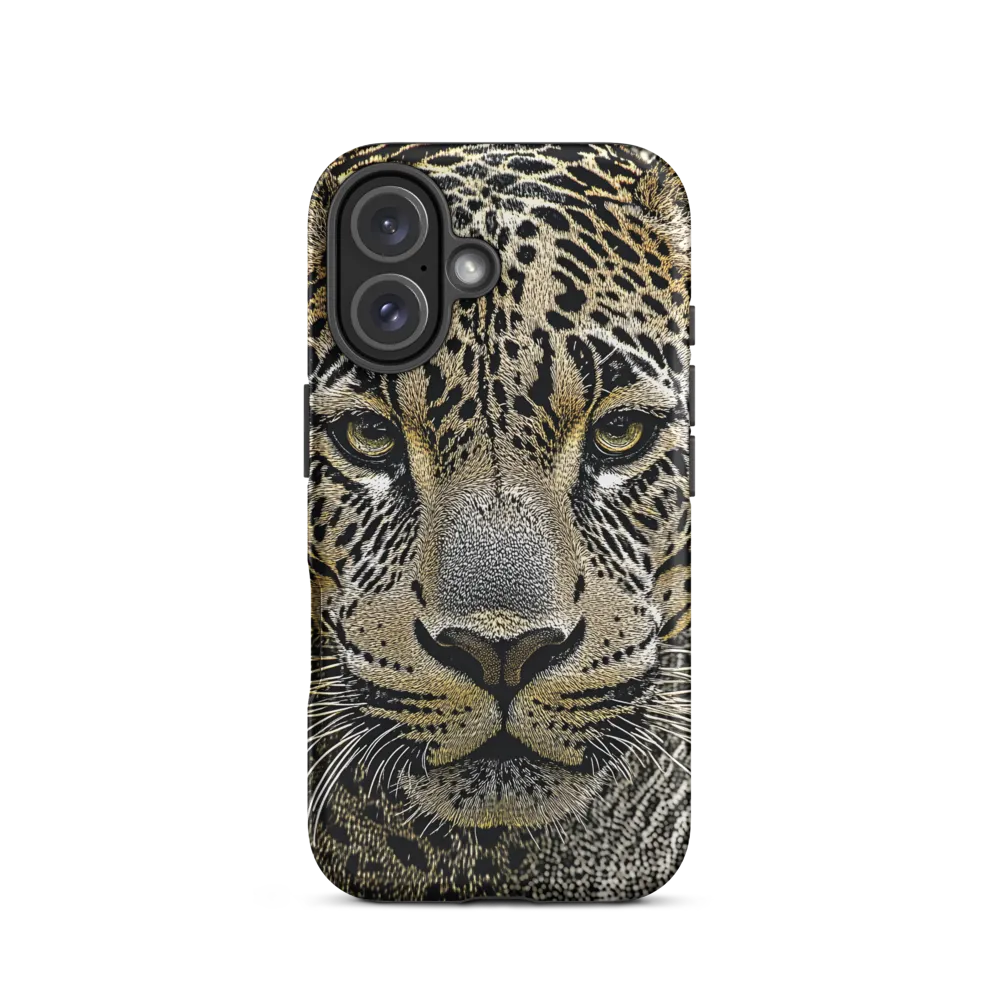 The Majestic Gaze: Portrait of a Leopard | Phone Case