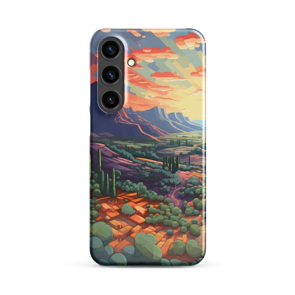 Desert Serenity at Dusk | Phone Case |  S24 Plus | Snap Case | Glossy