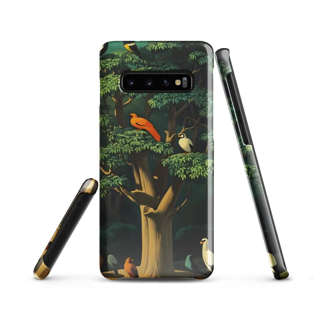 Harmony in Color: A Surreal Bird Symphony