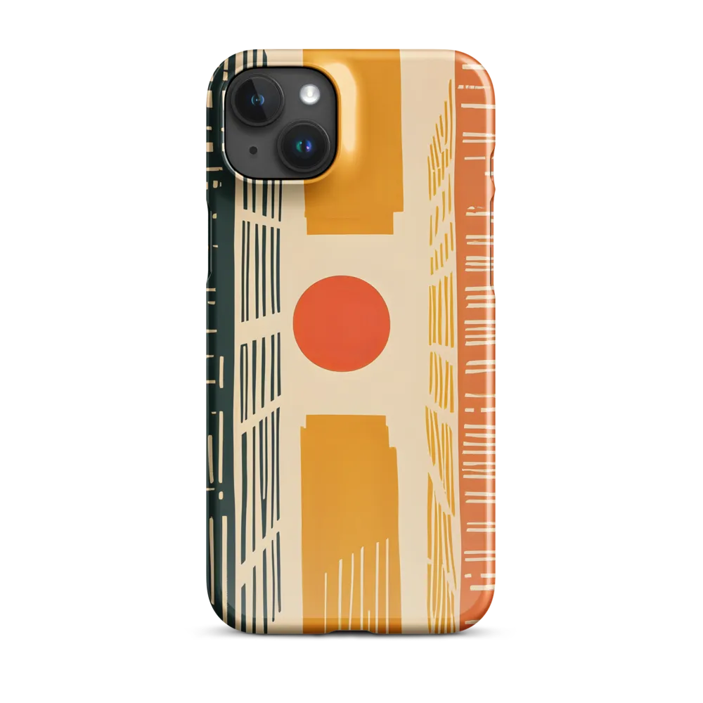 Urban Harmony: A Geometric Sunrise
