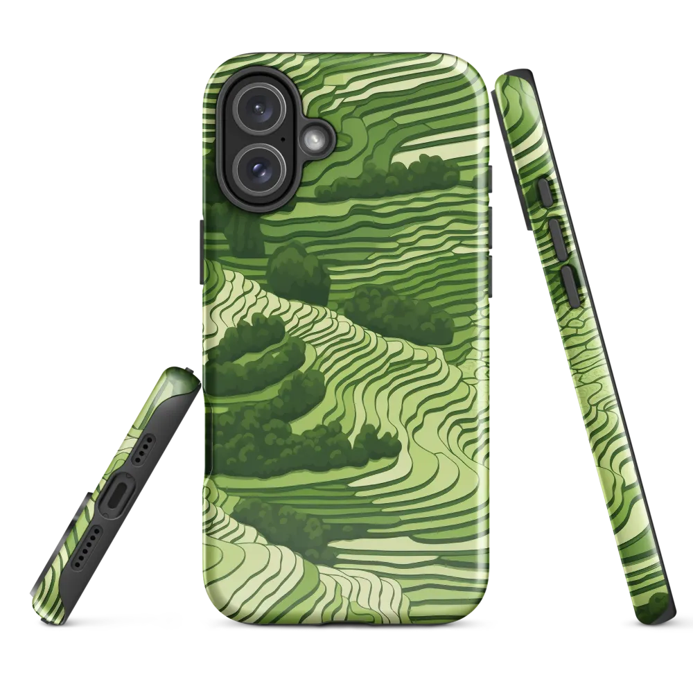 Waves of Green: An Abstract Landscape