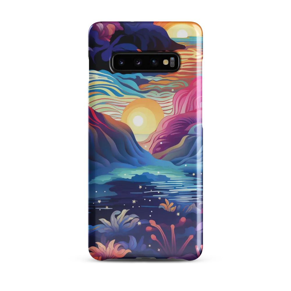 Tropical Dreamscape | Phone Case |  S10 Plus | Snap Case | Glossy