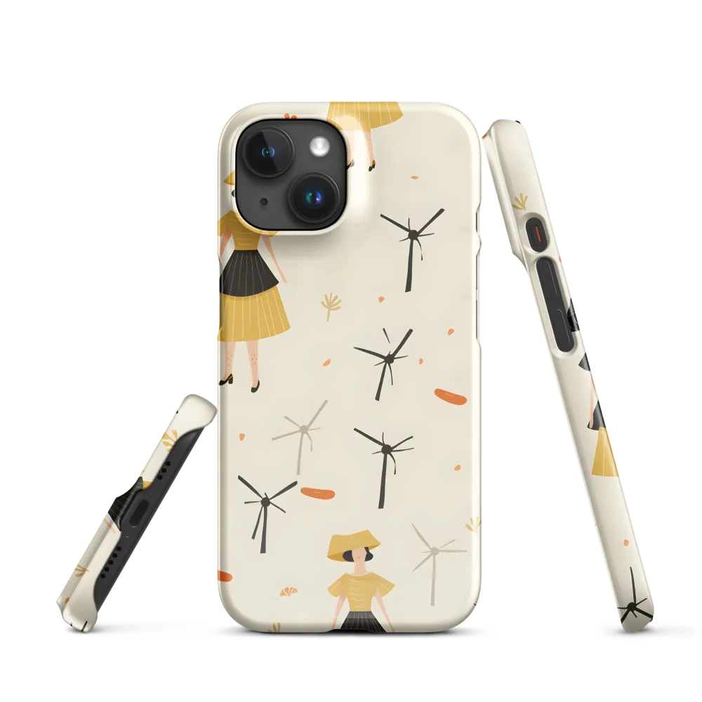 Whimsical Patterns of Nature and Femininity | Phone Case |  15 | Snap Case | Glossy