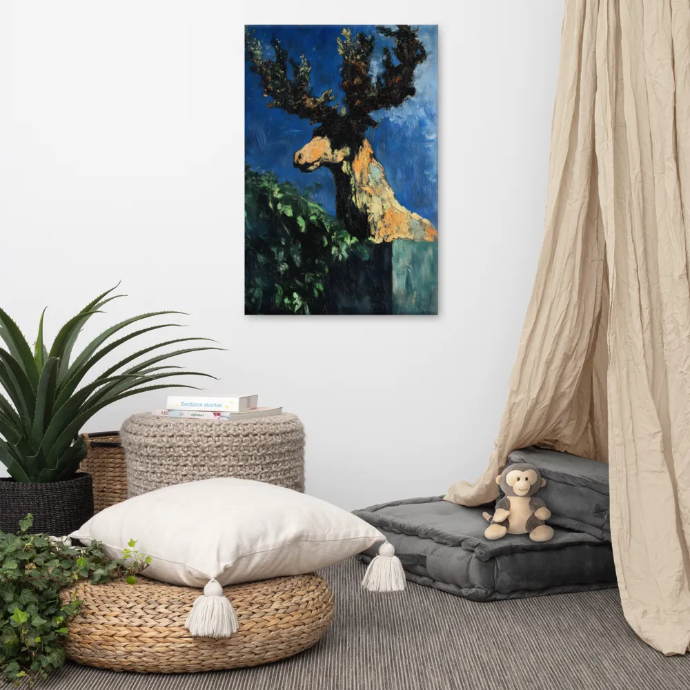 The Majestic Deer in Nature | Canvas | 24″×36″