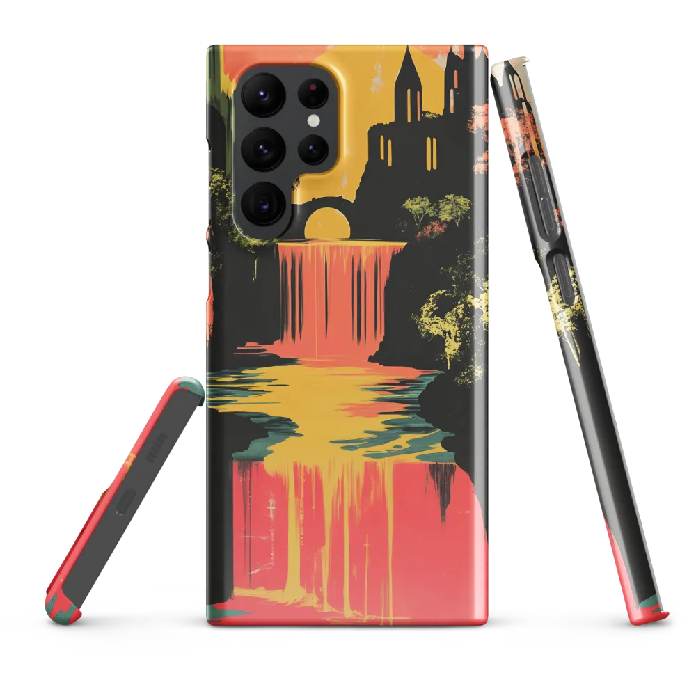 Elysian Echoes: A Surreal Reflections | Phone Case |  S22 Ultra | Snap Case | Glossy