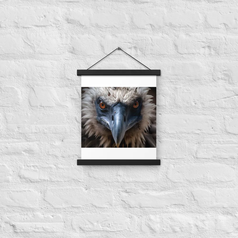 The Gaze of Strength | Poster With Black Wood Hanger | 11″×14″