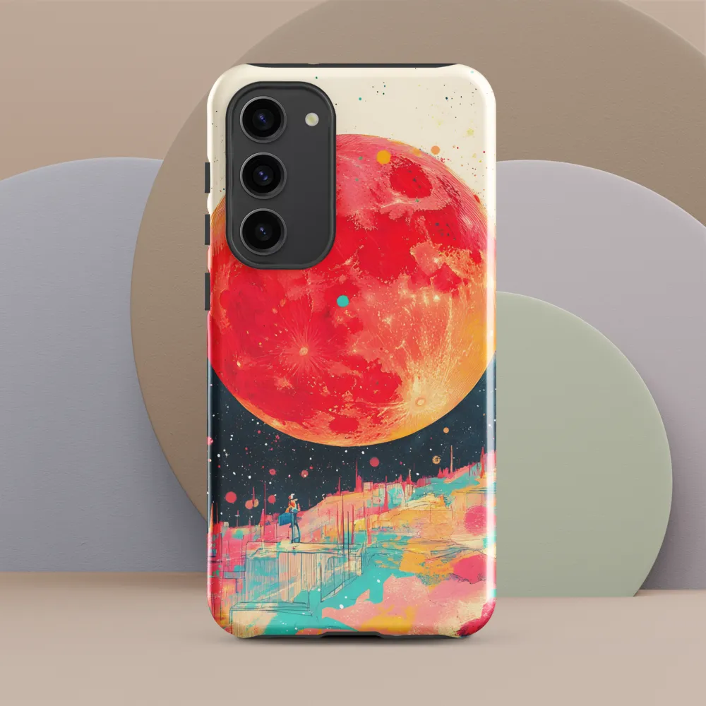 Crimson Dreams: A Lunar Exploration