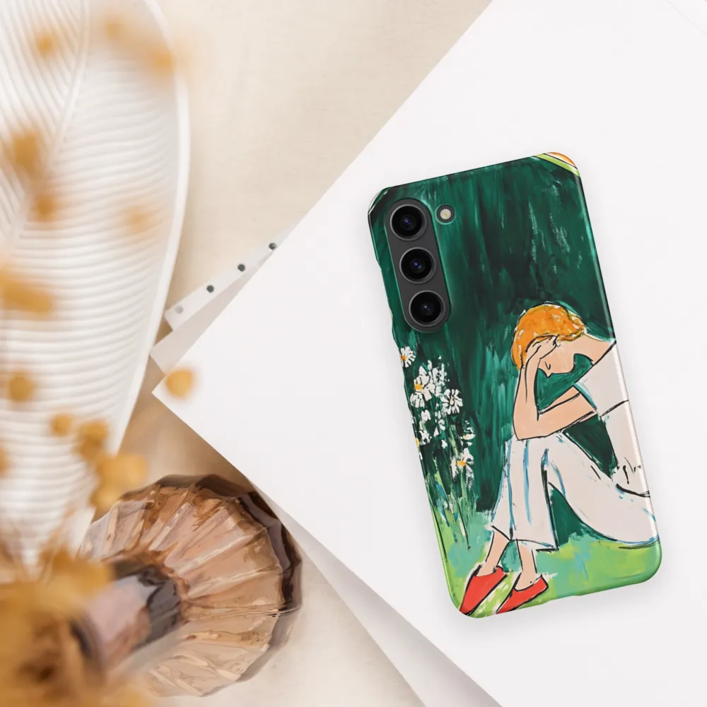 Silent Sorrow | Phone Case |  S23 Plus | Snap Case | Matte