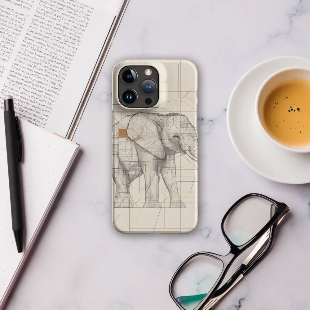 Geometric Elegance: The Steel Elephant