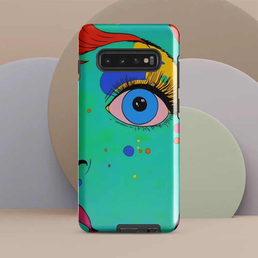 Vibrant Gaze | Phone Case |  S10 Plus | Tough Case | Glossy