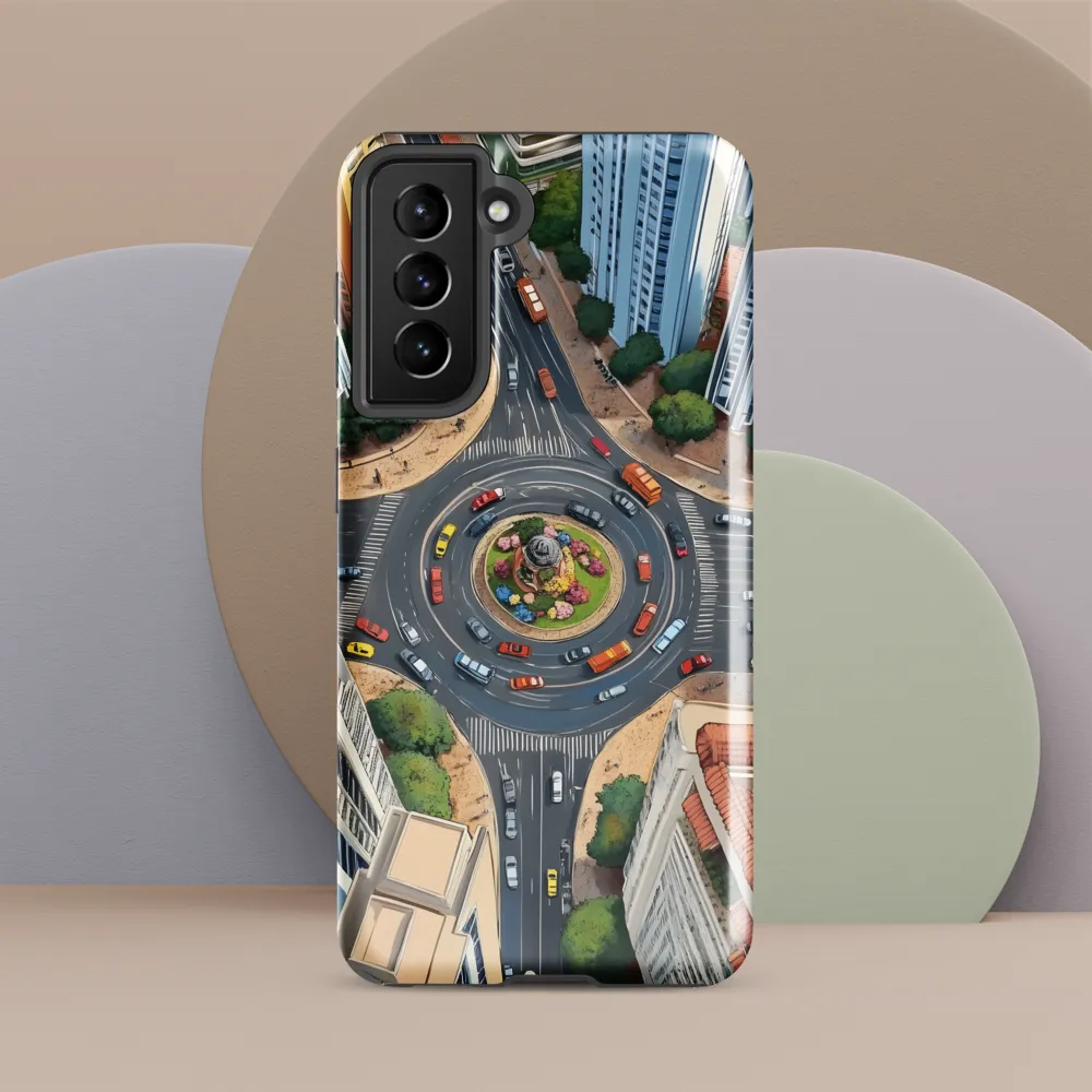 Urban Symphony: Aerial Vision of City Life
