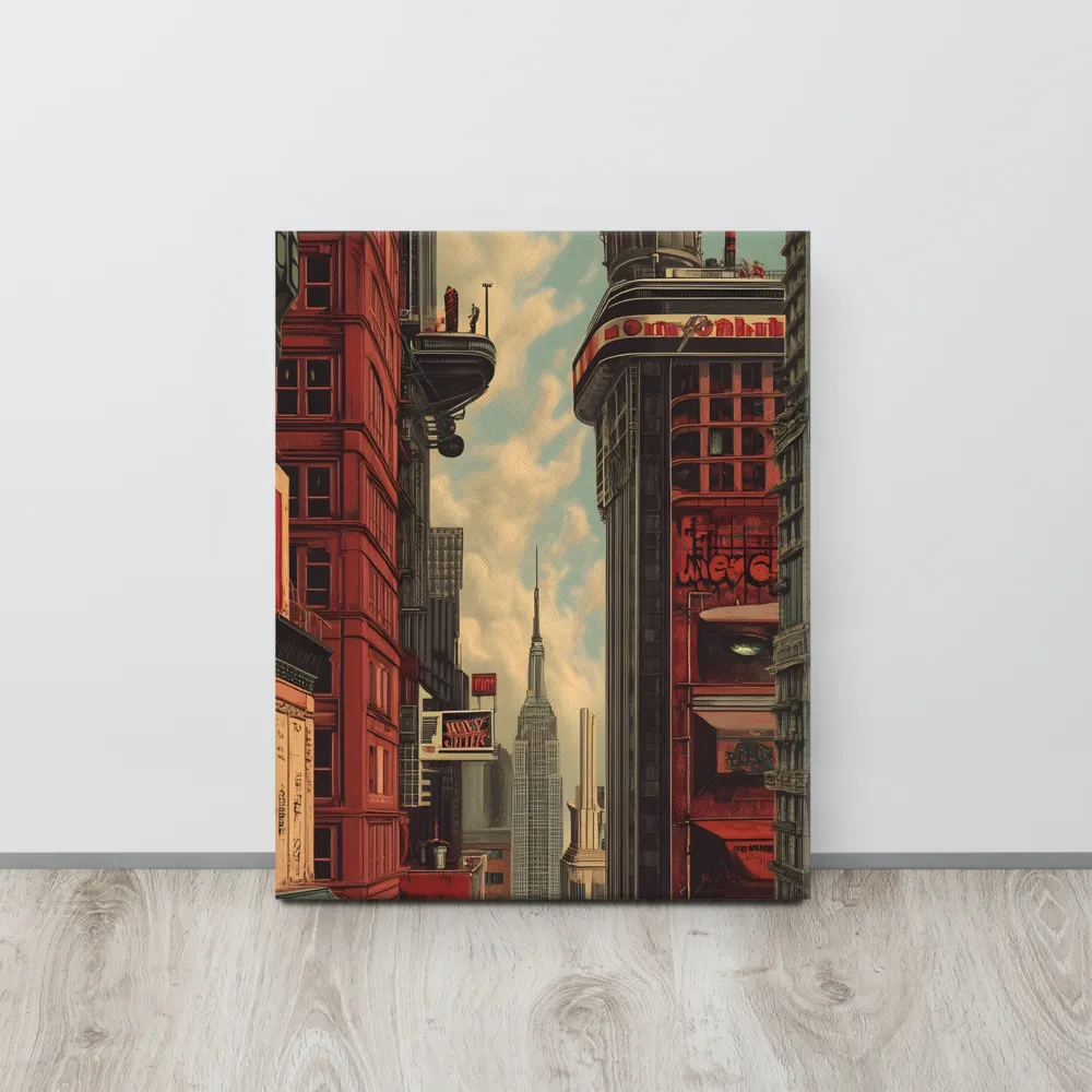 A Glimpse of Tomorrow: Urban Ambition | Canvas | 16″×20″