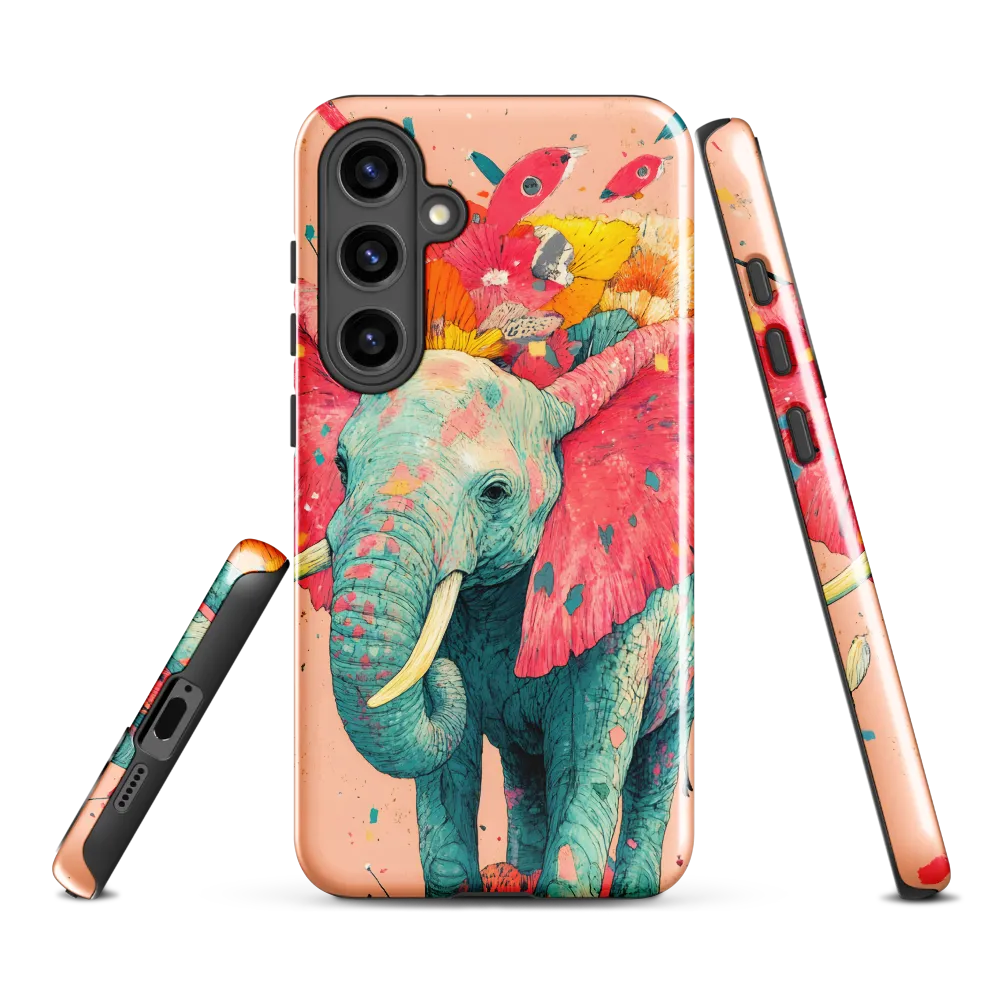 Whimsical Elegance: The Floral Elephant