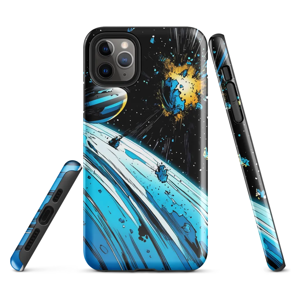 Cosmic Collision | Phone Case |  11 Pro Max | Tough Case | Glossy