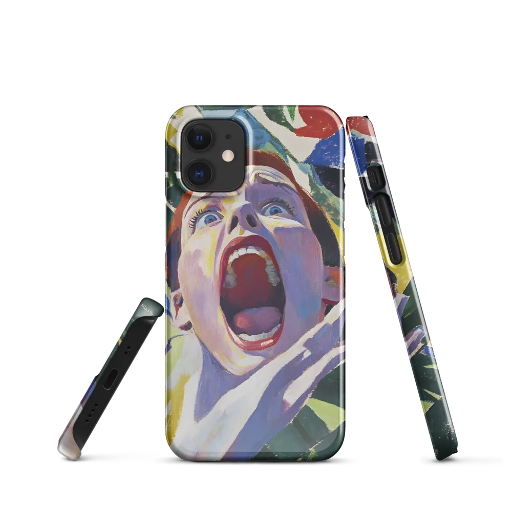 The Cry of Anguish | Phone Case |  12 Mini | Snap Case | Glossy