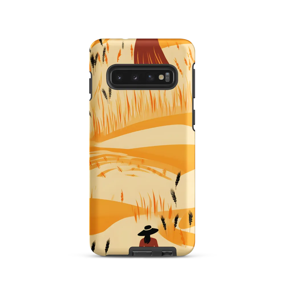 Embracing the Fields: A Floral Journey | Phone Case |  S10 | Tough Case | Matte