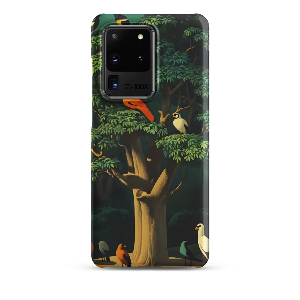 Harmony in Color: A Surreal Bird Symphony