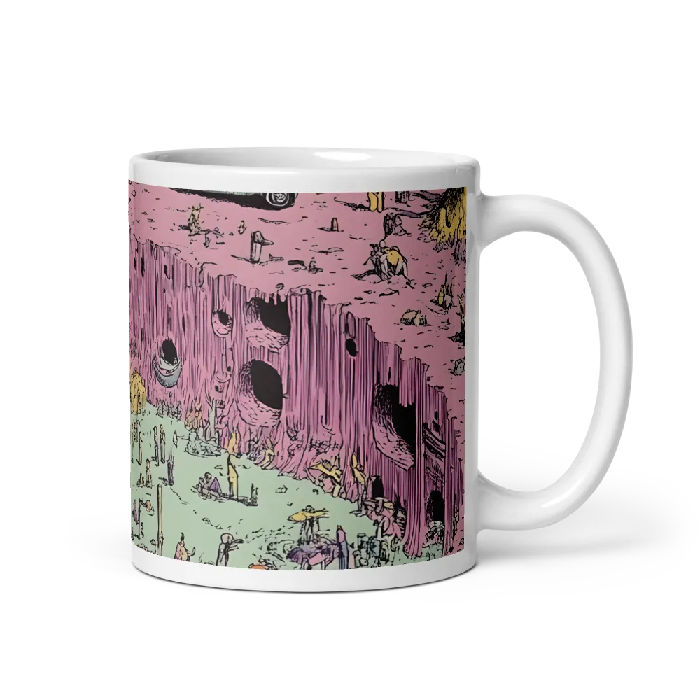 Whispers of an Alien Terrain | Mug with White inside | 11 oz