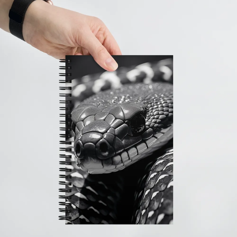 The Enigmatic Serpent | Spiral Notebook