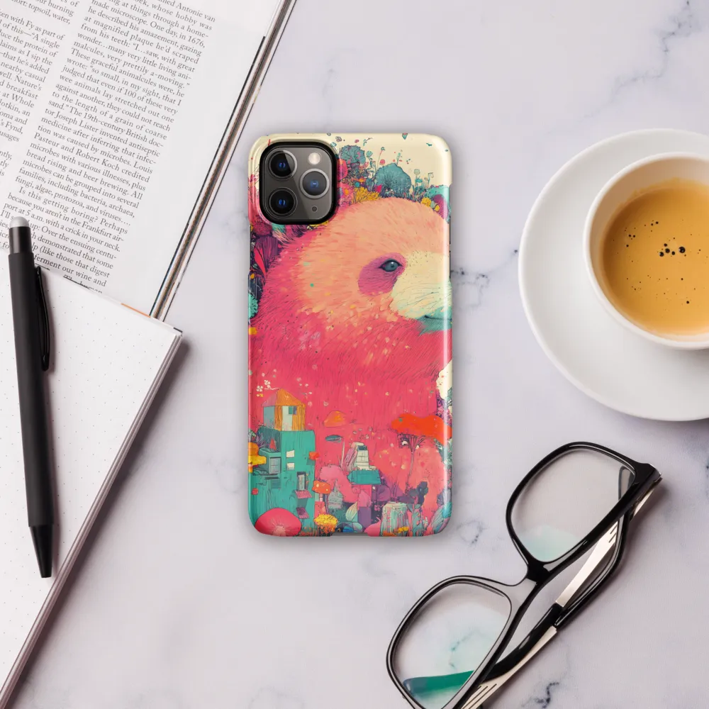 Whimsical Bear Blossom | Phone Case |  11 Pro Max | Snap Case | Glossy