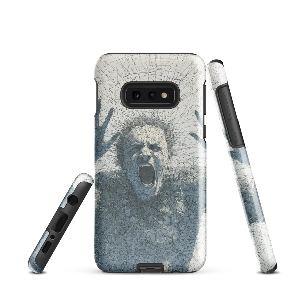 Breaking Free: An Expression of Anguish | Phone Case |  S10e | Tough Case | Glossy