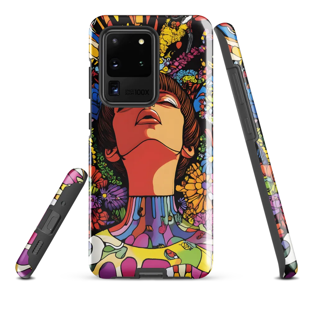 Vibrant Ecstasy: A Psychedelic Portrait