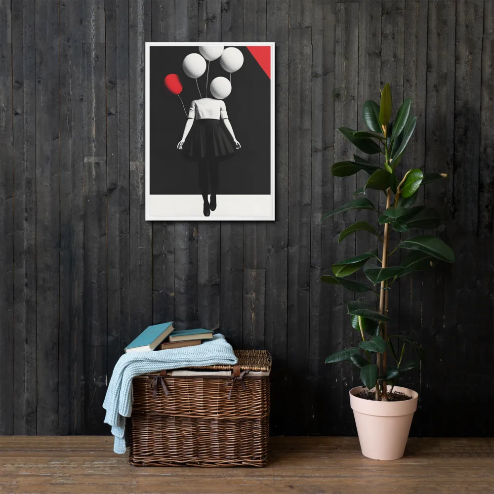 Suspended in Mystery | Canvas with White Frame | 20″×28″