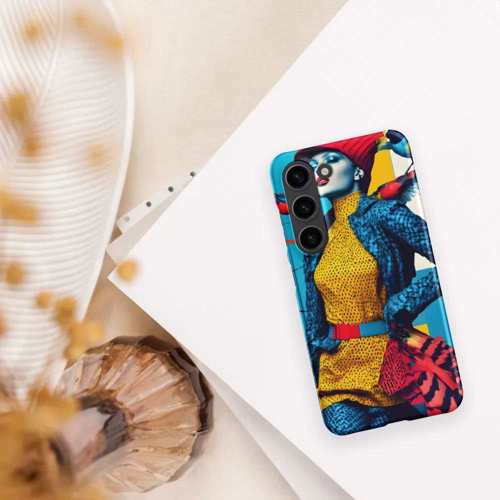 Vibrant Fusion of Nature and Fashion
