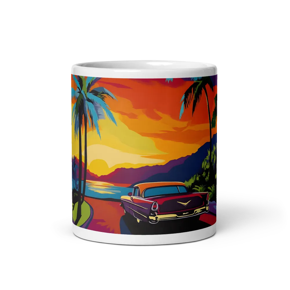 Sunset Drive | Mug with White inside | 11 oz