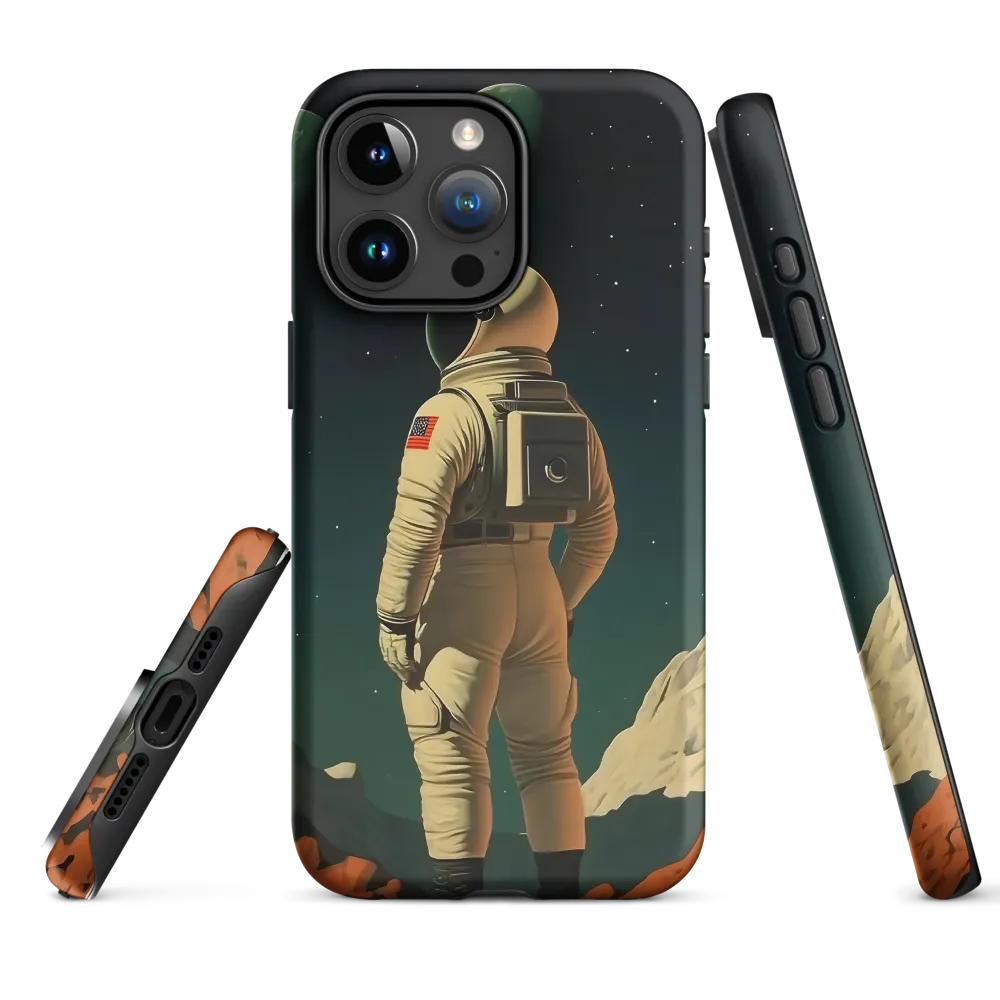 Beyond the Horizon: An Astronaut's Journey | Phone Case |  15 Pro Max | Tough Case | Matte