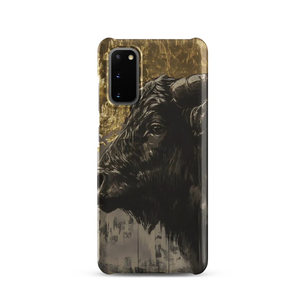 Majestic Bull Against the Golden Horizon