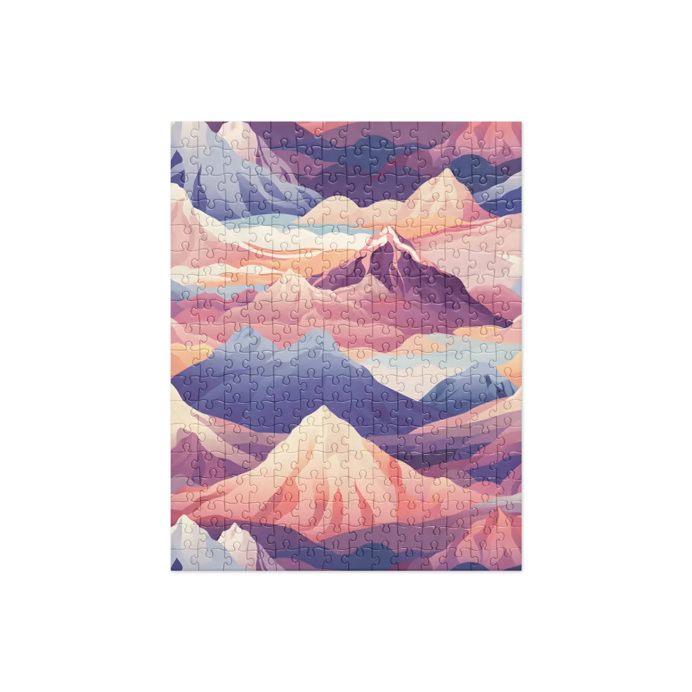 Ethereal Mountain Symphony | Jigsaw Puzzle | 252/520 pieces