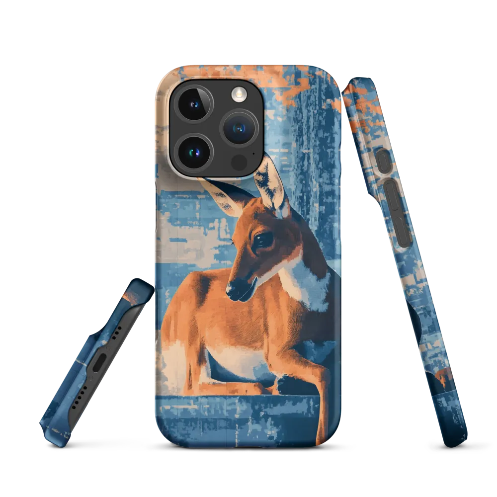 Serenity in Color: The Reclining Deer | Phone Case |  16 Pro | Snap Case | Matte