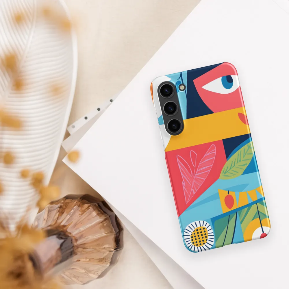 Vibrant Geometric Visage