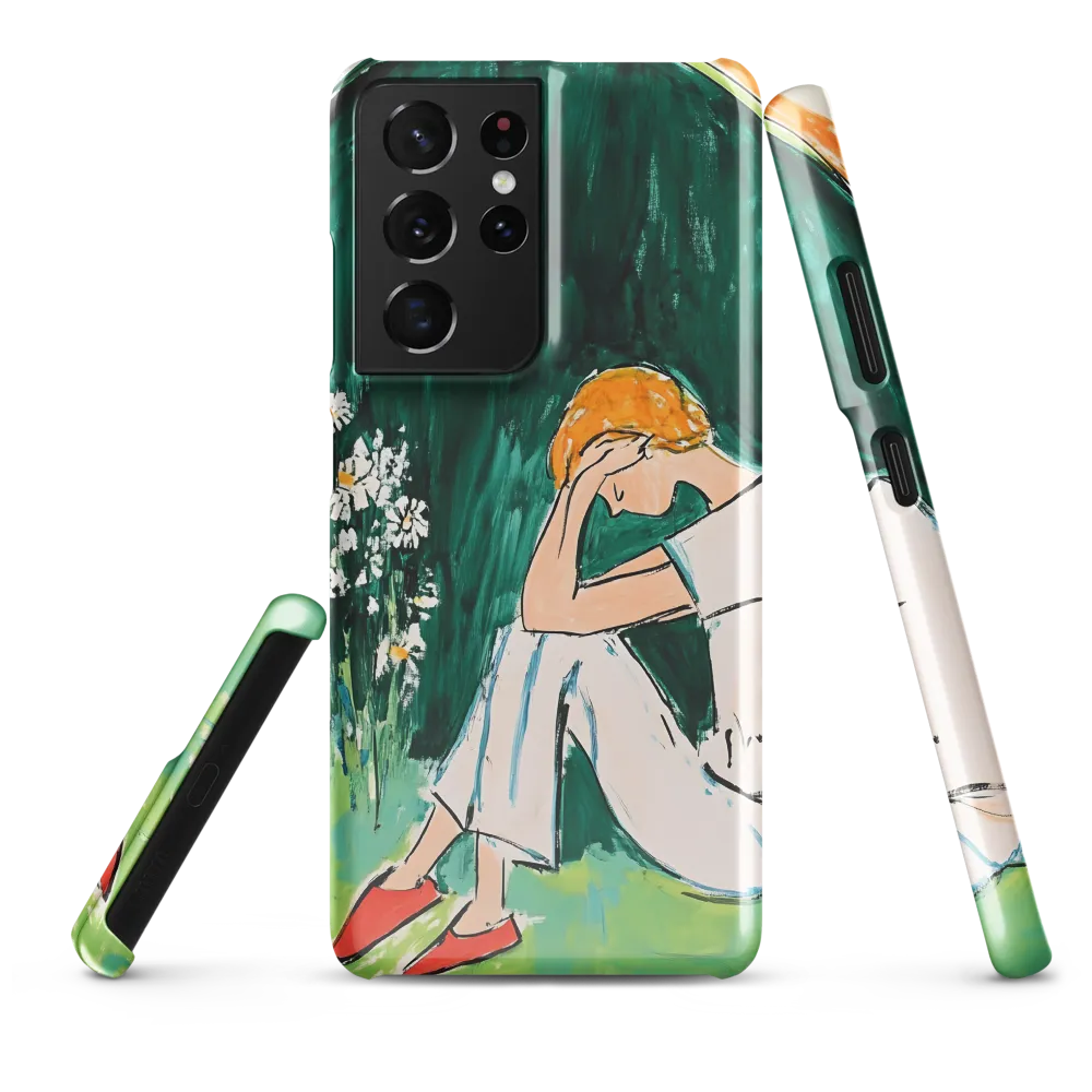 Silent Sorrow | Phone Case |  S21 Ultra | Snap Case | Glossy