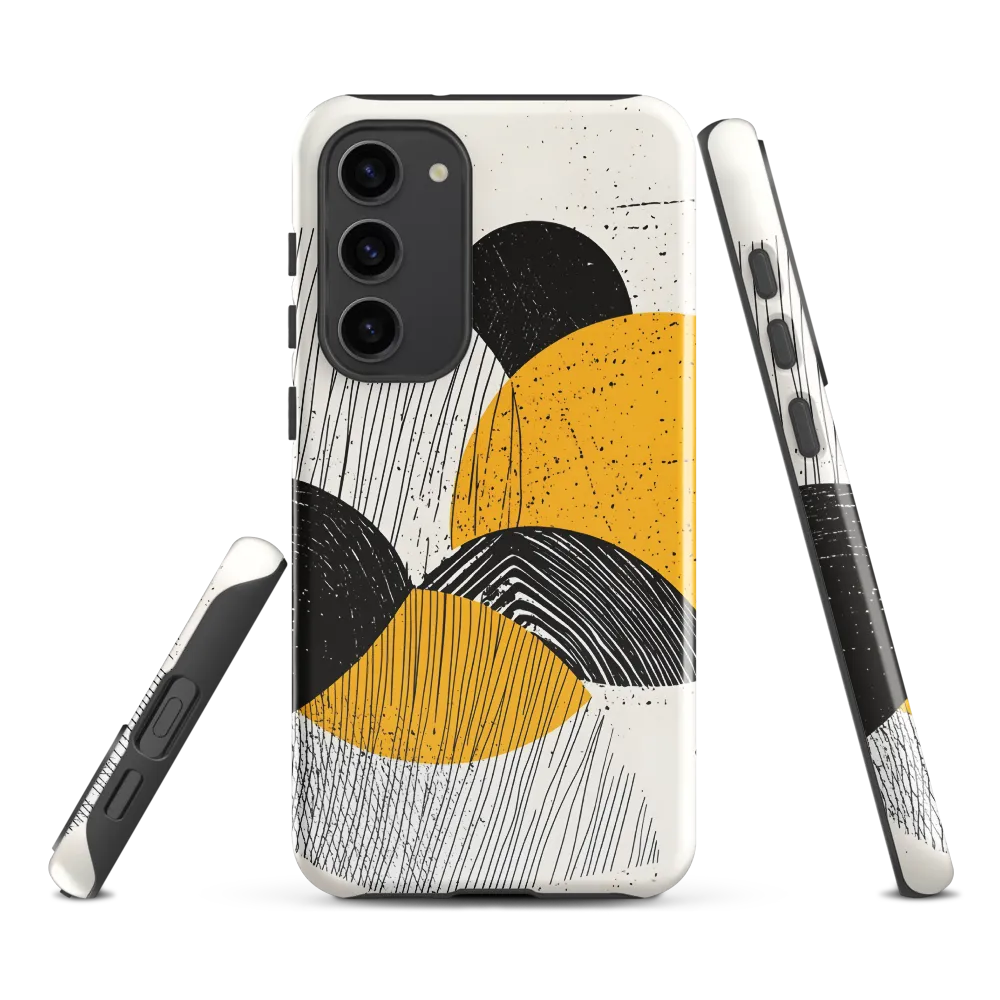 Dynamic Harmony in Black and Yellow