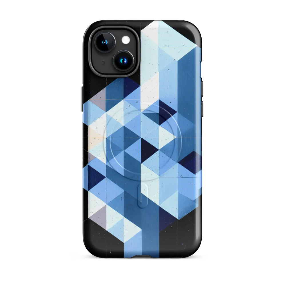 Blueprint of Depth | Phone Case |  15 Plus | MagSafe® Tough Case | Glossy