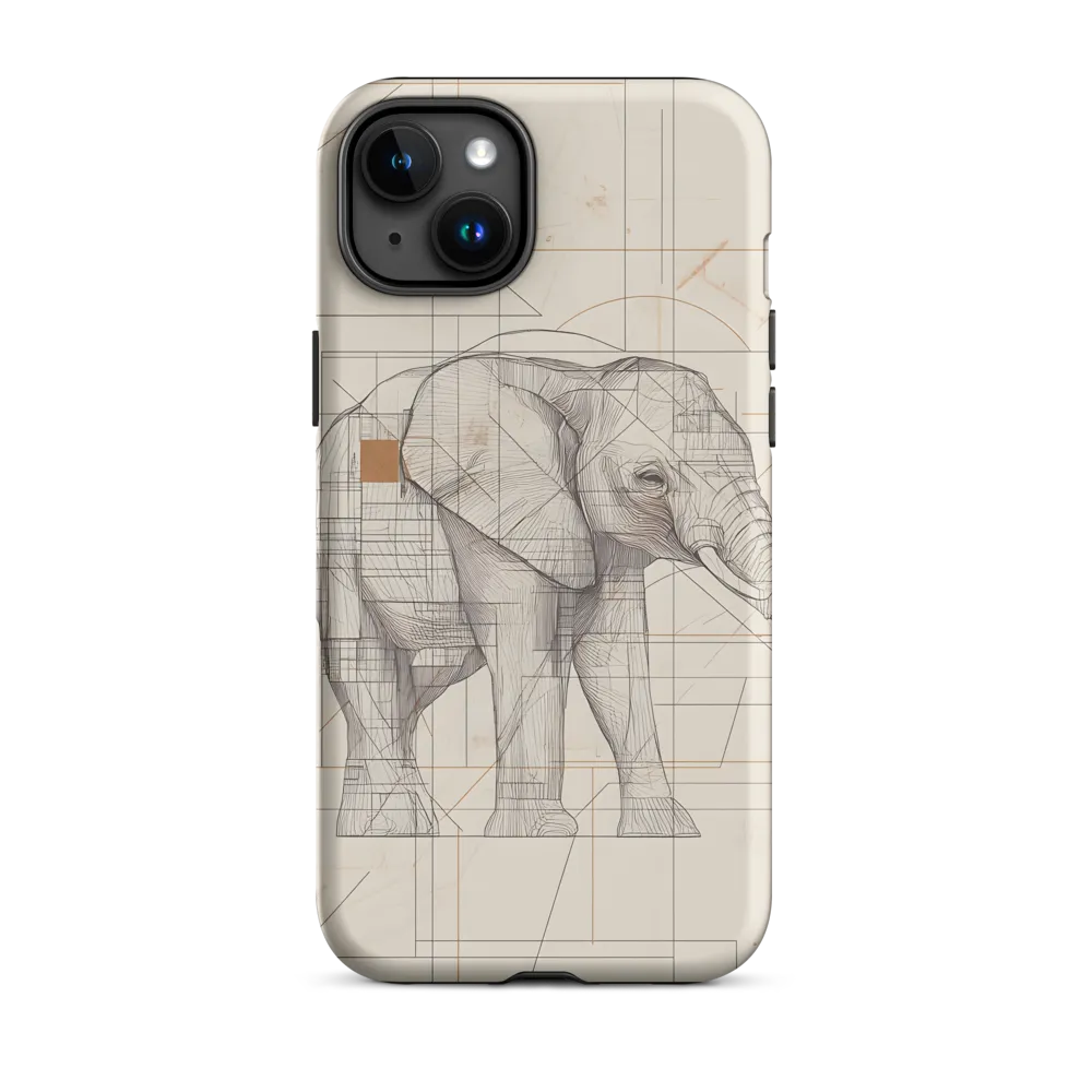 Geometric Elegance: The Steel Elephant