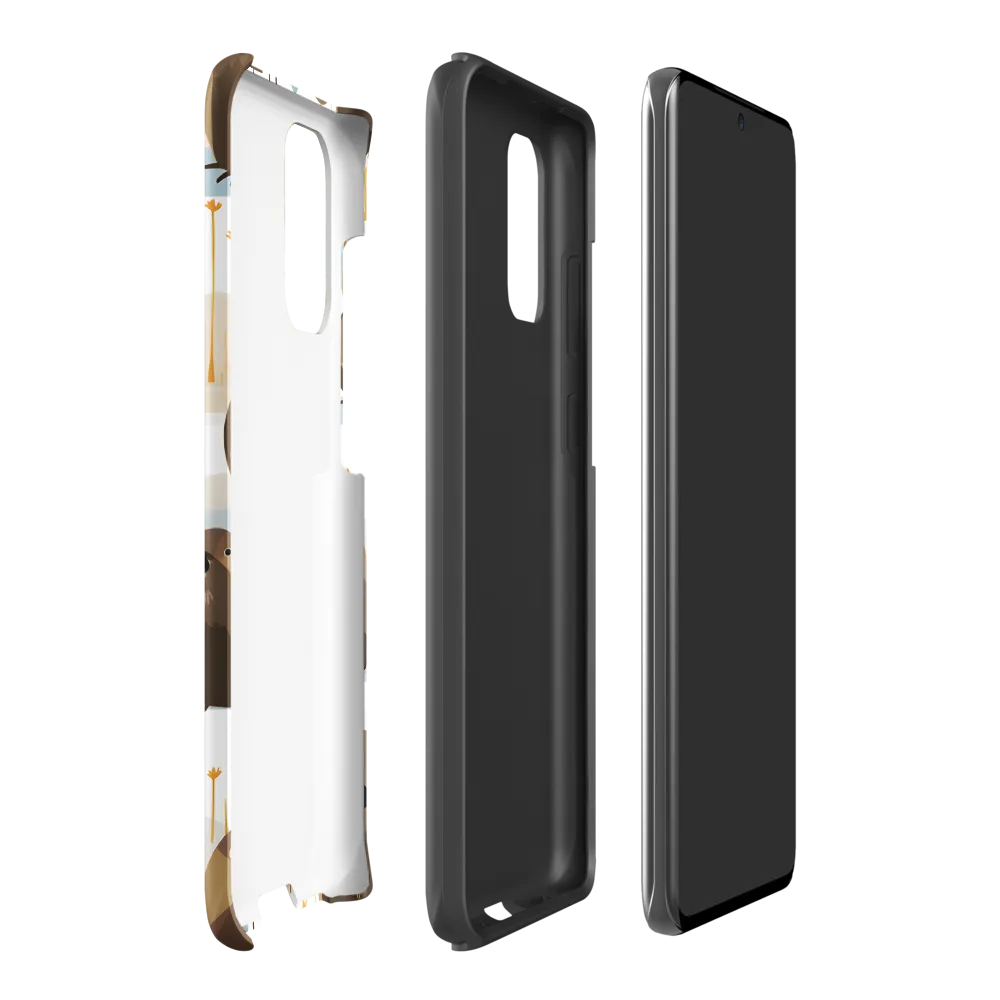 Whimsical Waters: A Celebration of Otters and Seals | Phone Case |  S20 Plus | Tough Case | Matte