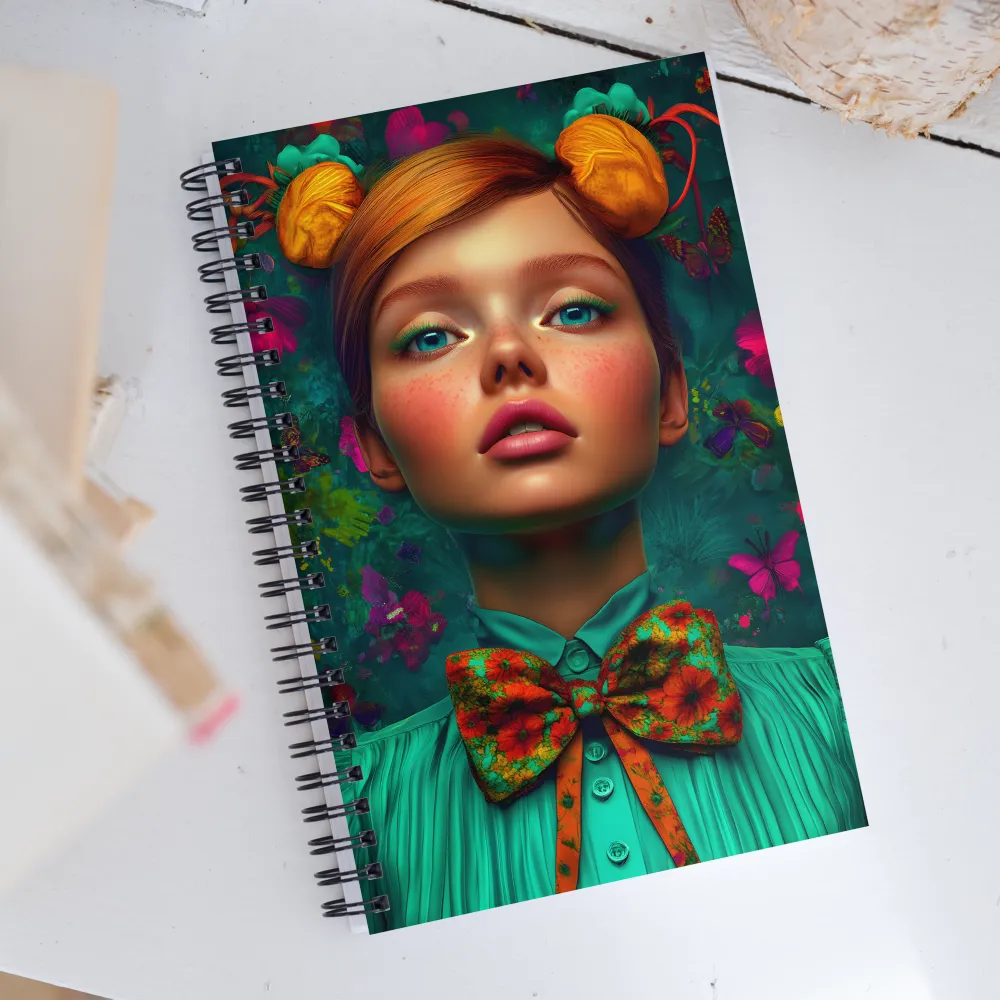 Whimsy in Bloom | Spiral Notebook