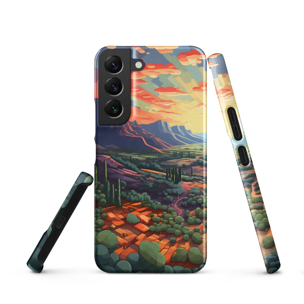 Desert Serenity at Dusk | Phone Case |  S22 | Snap Case | Matte