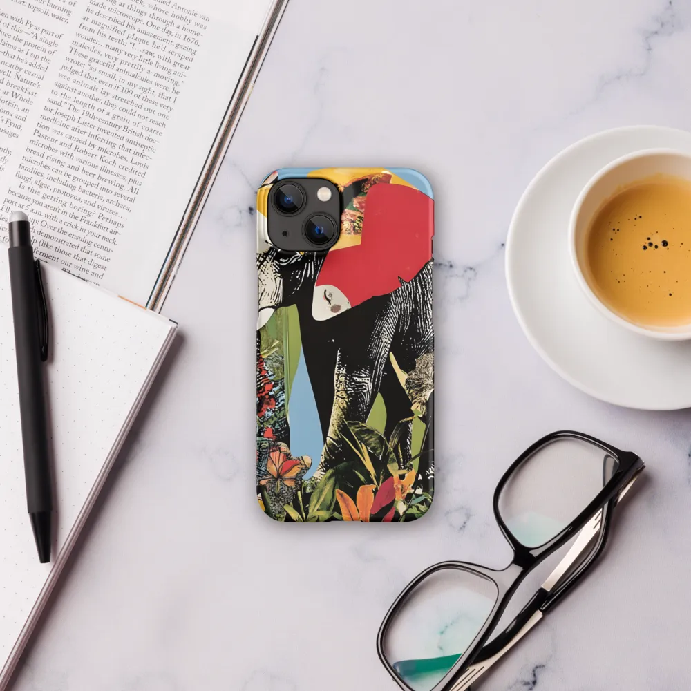 Harmony of Nature: The Elephant's Embrace | Phone Case |  14 | Snap Case | Matte