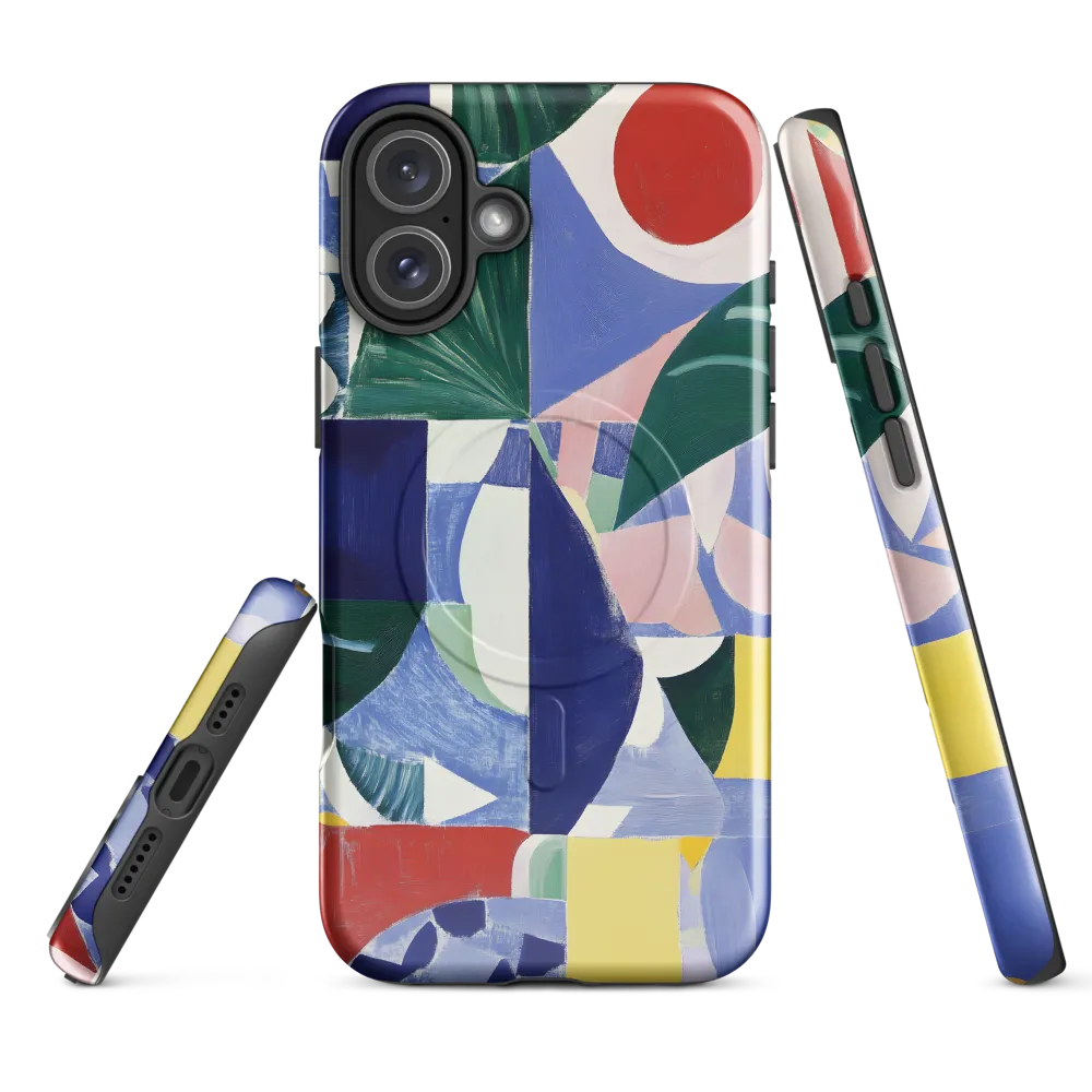 Harmony of Shapes: An Abstract Exploration | Phone Case |  16 Plus | MagSafe® Tough Case | Glossy
