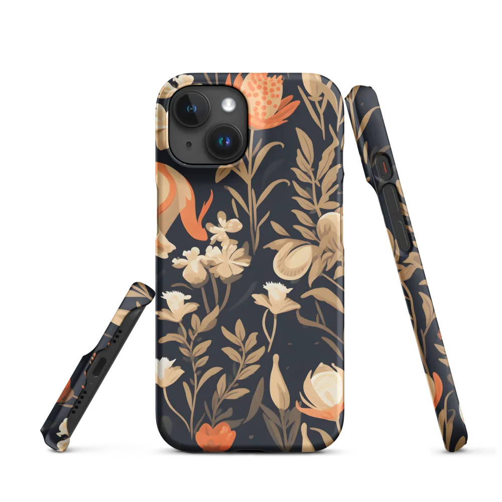Floral Harmony: A Dance in the Dark
